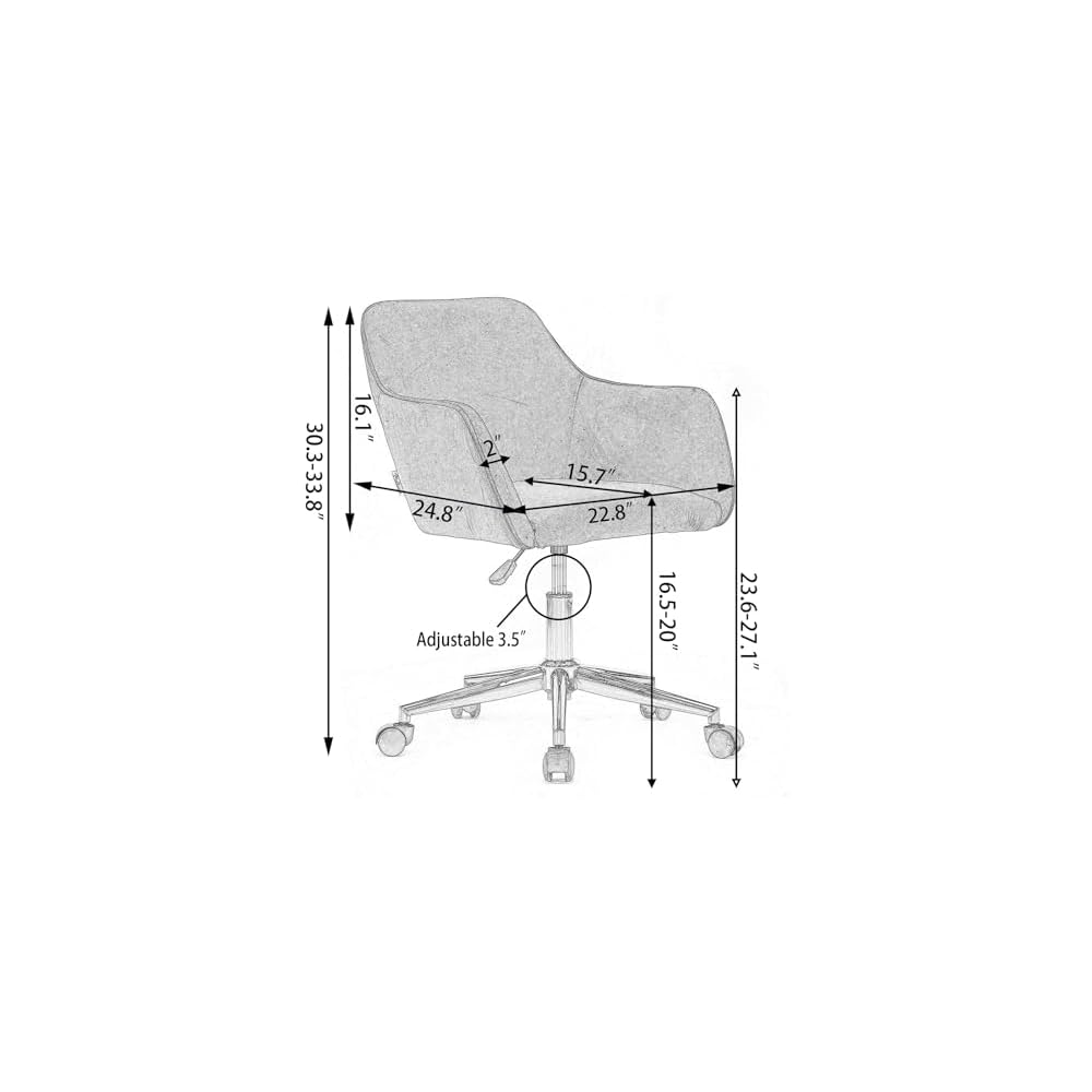 Chair Simple Modern Home Office Chair Comfy Wide Office Office Chair for Home,Office,Make Up,Small Space