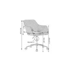 Chair Simple Modern Home Office Chair Comfy Wide Office Office Chair for Home,Office,Make Up,Small Space