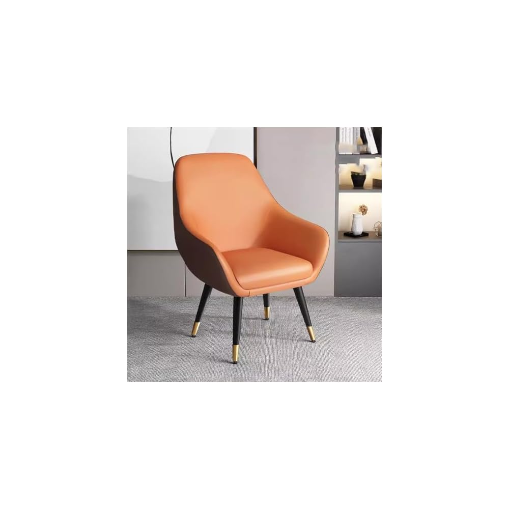 Home Accent Chair Leisure Club Chairs Single Upholstered Sofa Chair Modern Arm Negotiation Guest Chair Balcony Chair for Reading Living Room,Office(Light Grey/A)