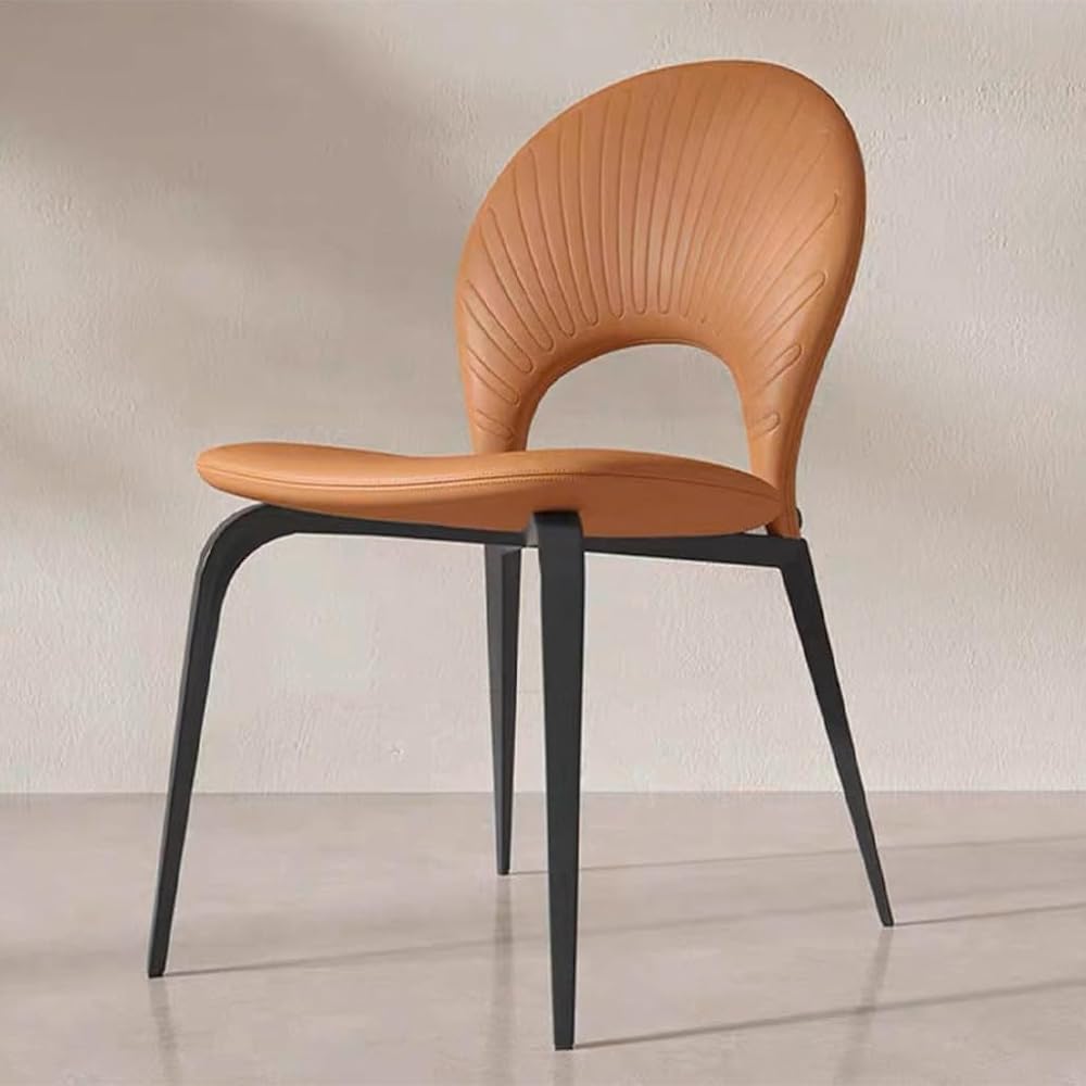Dining Chair Portable Comfortable Backrest Seat Cafe Dressing Table Office Design Furniture