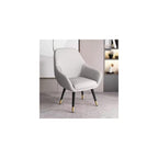 Home Accent Chair Leisure Club Chairs Single Upholstered Sofa Chair Modern Arm Negotiation Guest Chair Balcony Chair for Reading Living Room,Office(Light Grey/A)